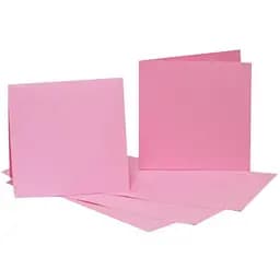 Набор листовочных заготовок 5 шт 16.8×12см №6 бледно-розовый 220г/м² Rosa Talent