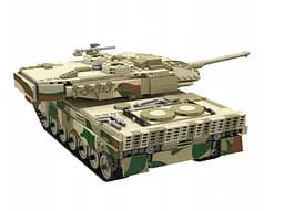 Конструктор танк   на радіокеруванні Mould King танк ЛЕОПАРД  LEOPARD  2 Tank  для дорослих та дітей військова техніка  1091 деталь - мініатюра 4
