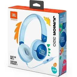 Дитячі навушники провідні JBL Junior 320 (JBLJR320BLU) блакитні - мініатюра 5