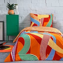 Постельное белье Meadow Turuncu Ранфорс / простыня на резинке Tac pbe0051203