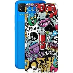 Защитная пленка StatusSKIN для Xiaomi Poco C3 Корпус Винил Граффити