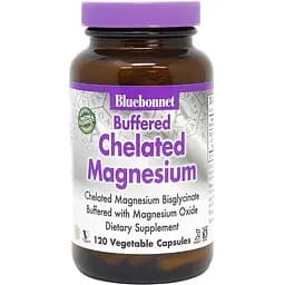 Витамины и минералы Bluebonnet Nutrition Buffered Chelated Magnesium, 120 вегакапсул
