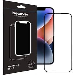 Захисне скло BeCover для Apple iPhone 15 Pro Max Black (710594)