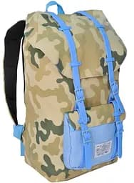 Рюкзак для ноутбука 15,6 Paso CM-192B 25л Камуфляж/блакитний