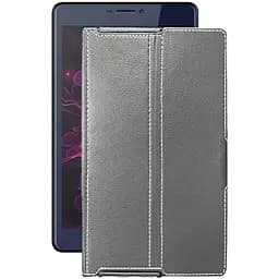Чохол StatusCASE з екошкіри для планшету Nomi Corsa 4 C070014 (Camera Right) Сірий