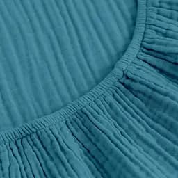 Комплект постільної білизни Cosas Ocean Євро муслін смарагдовий (Muslin_50Ocean_El-50Ocean_200) - мініатюра 8