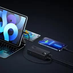 Зовнішній акумулятор (Power Bank) Baseus Adaman2 Digital Display 10000 mAh 30 W PPADM2-10 чорний - мініатюра 8