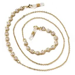 Цепочка для очков White stones 2 10274 75 см
