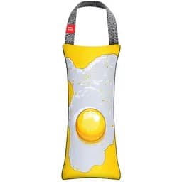 Іграшка для собак Waudog Fun, з пищалкою яєчня, M, 9х21 см (6201-0213)