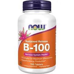 Вітаміни та мінерали NOW Vitamin B-100, 100 таблеток