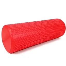 Масажний ролик EasyFit Foam Roller 45 см Червоний (EF-2030-R)