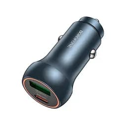 Адаптер автомобильный Borofone Fresh dual port PD car charger BZ32B | 1Type-C/1USB, 48W/3A, PD/QC|