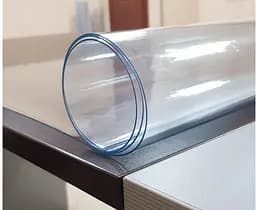 Гнучке (м'яке, рідке) скло скатертину на стіл Soft Glass 1.7х1.4м (товщина 2.0 м) Прозора - мініатюра 10