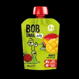 Пюре фруктовое Bob Snail Манго, гомогенизированное, 90 г (911678)