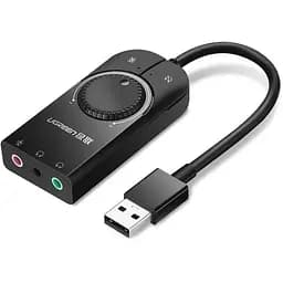 Звуковая плата Ugreen CM129 black (40964)