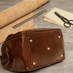 Саквояж з натуральної шкіри Tony Perotti Italico 8051 (90625) Коньячний - мініатюра 8