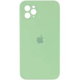 Чохол Epik Silicone Case Square Full Camera Protective AA для Apple iPhone 11 Pro Max 6.5 М'ятний/Mint