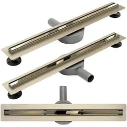 Душовий канал Rea Neo Slim mirror gold pro 90 см REA-G5605