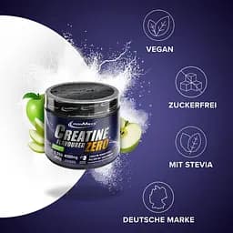 Креатин IronMaxx Creatine Flavoured Zero Зелене яблуко 250 г - мініатюра 2