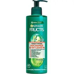 Комплексний засіб для волосся Garnier Fructis Grow Strong для догляду беззмивання для ослабленого, схильного до випадіння волосся 400 мл