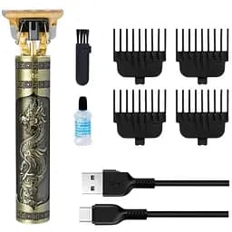 Тример акумуляторний Rotex RHC293-T Navigator з титановими лезами для стрижки волосся з насадками USB type C