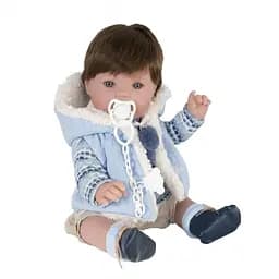 Кукла Munecas De Cuna мальчик с коричневыми волосами 45 см (B45402)