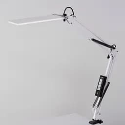 Настільна світлодіодна LED лампа із сенсорним керуванням X-LED 10Вт Біла з функцією роботи від Power Bank