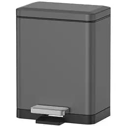 Мусорное ведро Koer TC-010306-07 с плавным закрытием прямоугольное 6 л графит (KR5602) 