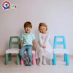 Дитячий стілець ТехноК Kids Chair до 75 кг блакитний 9710TXK   - мініатюра 6