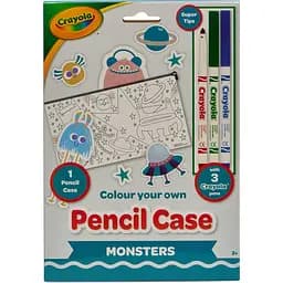 Пенал-раскраска Crayola Монстры с фломастерами (15764-B)
