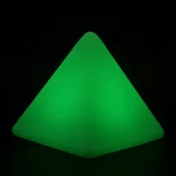 Світильник Brille з акумулятором LED RGB пластиковий Піраміда мал. - мініатюра 9