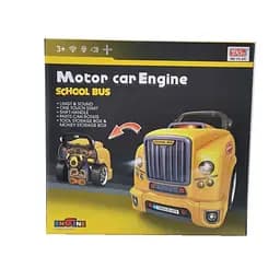 Машина-конструктор D 001-1 59 деталей, звук, подсветка, коробка передач, инструменты, наліпки, в коробке (6976436260254)