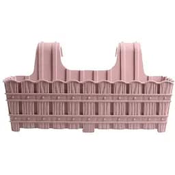 Горщик для квітів Violet House Bamboo Pink на бильця 50 см (1061 BAMBOO PINK на перил. 50 см.)