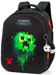 Ортопедичний шкільний рюкзак для хлопчика з Майнкрафт School Standard 38х30х18 см в 1 клас (170-84)