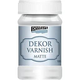 Лак фінішний Pentart на водній основі Dekor varnish матовий 100 мл