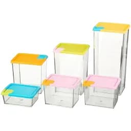 Набір контейнерів Supretto для сипучих продуктів 6 шт. (4942)