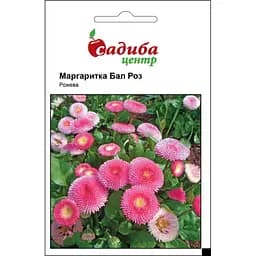 Семена цветов Садиба Центр Стокротка Бал Роз розовая 0.1 г (000006795)