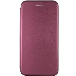 Чохол-книжка Epik шкіряний Classy для Xiaomi Redmi 13 4G/Poco M6 4G Бордовий