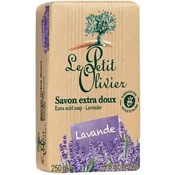 Экстра нежное мыло Le Petit Olivier 100% vegetal oils soap Лаванда 250 г (3549620005509)