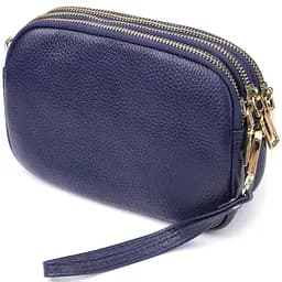 Шкіряна сумка Vintage на три відділення для жінок 19х12х6.5 см sum0027598 - мініатюра 2