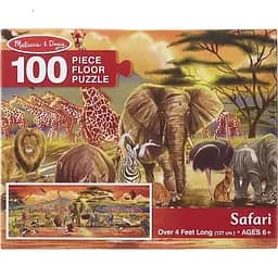Мега-пазл Melissa&Doug Сафари, 100 элементов (MD12873)