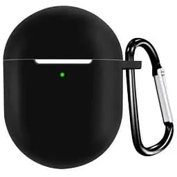 Чохол-накладка DK Silicone Candy Friendly з карабіном для Xiaomi Redmi Buds 4 (black)