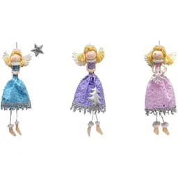 Новорічна ялинкова іграшка фігурка Янголятко 18 см 1 шт. в асортименті (221737-1)