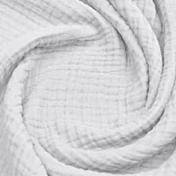 Комплект постільної білизни Cosas White CS1 Підлітковий муслін білий (Muslin_01White_El90-01White_155) - мініатюра 10