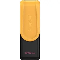 USB флеш-накопичувач Kingston DataTraveler Exodia S 512GB USB-A 3.2 Black/Yellow (DTXS/512GB) [139612] - мініатюра 2