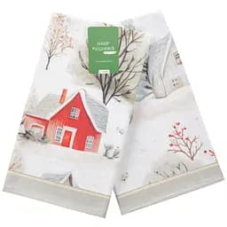 Набор кухонных полотенец Home Line Зимний праздничный городок 40x60 см 2 шт. (190843)
