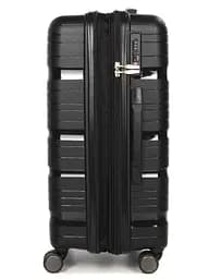 Валіза середня M поліпропілен Worldline Airtex 283 66×44×28см 80л Чорний - мініатюра 5