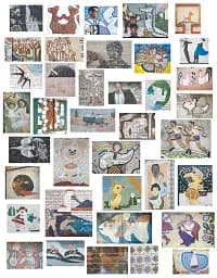 Чипси: Українські наївні мозаїки, 1950–90