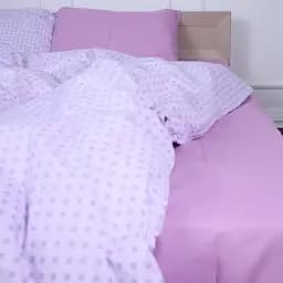 Простыня MirSon Ranforce Elite 17-4766 Abruzzo 180x220 см сиреневая (2200008944131)