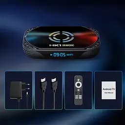 Смарт ТВ приставка HK1 RBOX X50 4/32 Гб Smart TV Box Android 14 - мініатюра 2